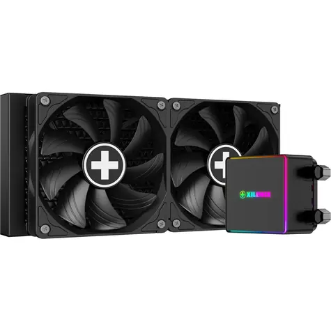 Xilence LiQuRizer LQ240PRO 240mm černá / 2x 120mm / TDP 300W / 24 db @ 1500 RPM / 63.41 CFM / AMD + Intel