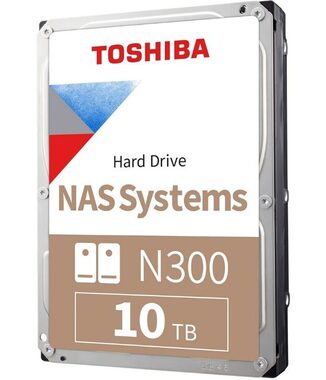 Toshiba N300 NAS 10TB bulk / HDD / 3.5" / SATA III / 7 200 rpm / 512 MB cache / Interní