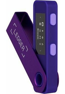 Rozbaleno - Ledger Nano S Plus Amethystově fialová / hardwarová peněženka na kryptoměny / rozbaleno