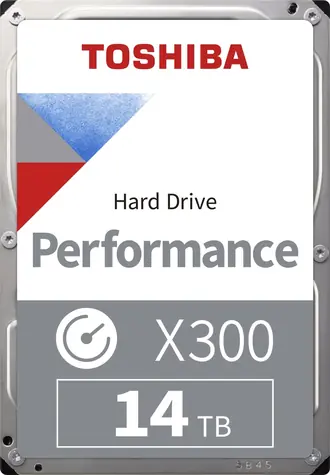 Toshiba X300 Performance 14TB / 3.5" / 7 200 rpm / 512MB cache / SATA III / CMR