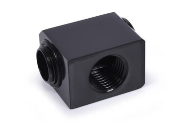 Alphacool Low Profile Adaptér 90° G1/4 AG na G1/4 IG černá / otočný