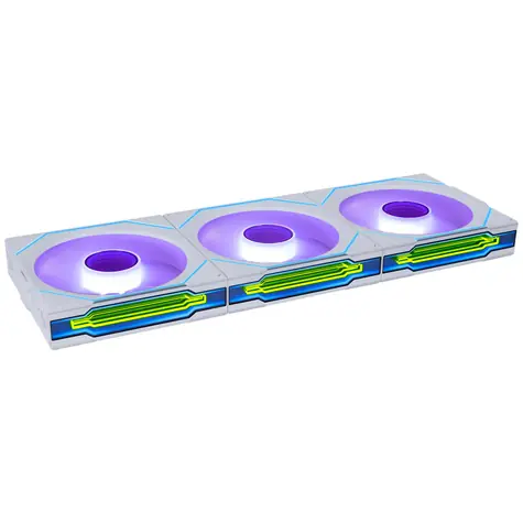 Lian Li UNI FAN SL-INF 120 ARGB Wireless Reverse Blade PWM bílá 3-pack / 120 mm ARGB / 32.2 dB @ 0-2300 RPM / 4-pin