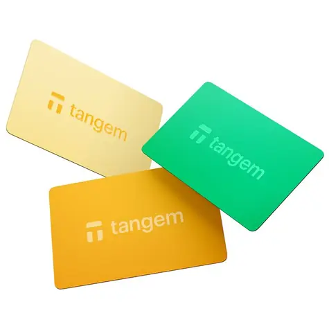 Tangem Wallet - 3 karty - Sun Drop / hardwarová peněženka na kryptoměny