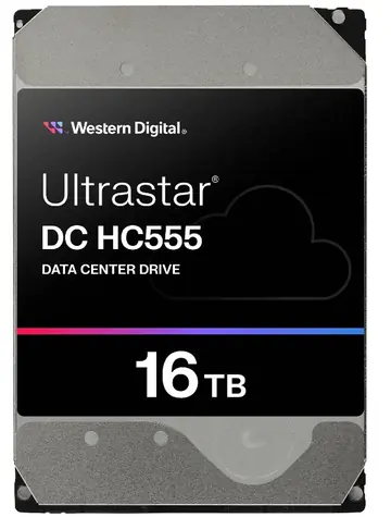 WD Ultrastar DC HC555 16TB / HDD / 3.5" SAS III / 7 200 rpm / 512MB cache / 5y