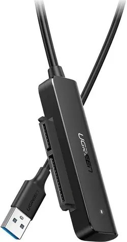 Ugreen pouzdro pro externí disk HDD SSD 2,5" SATA III 3.0 - USB 3.2 Gen 1 černá 