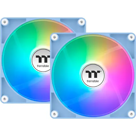 Thermaltake CT140 ARGB Sync PC Cooling Fan modrá / Hydraulic Bearing / 140mm / 30.5dB @ 1500rpm / 2ks 