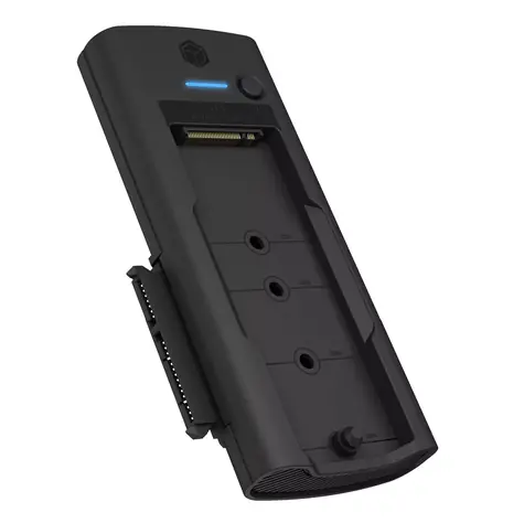 Icy Box IB-180MS-C31 černá / dokovací stanice / pro M.2 SSD / 2.5/3.5" SATA SSD/HDD / USB-C 3.2 Gen2