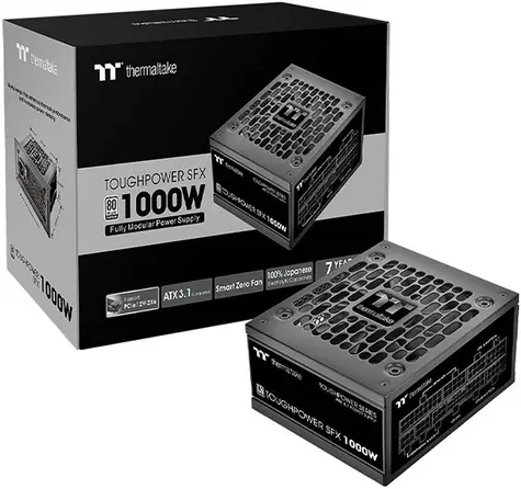 Thermaltake PS-STP-1000FNFAPE-1 1000W / SFX / aktivní PFC / 80 PLUS Platinum