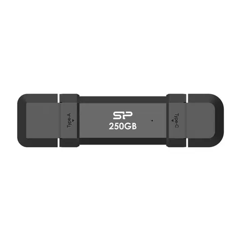 Silicon Power DS72 250GB černá / USB-A + USB-C 3.2 Gen 2 / R: 1050MBs / W: 850MBs