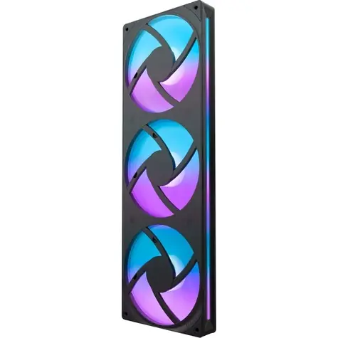 NZXT F360 RGB Core single frame fan unit černá / Ventilátor / 3x 120mm / Fluid Dynamic Bearing / 30 dB @ 2400 RPM