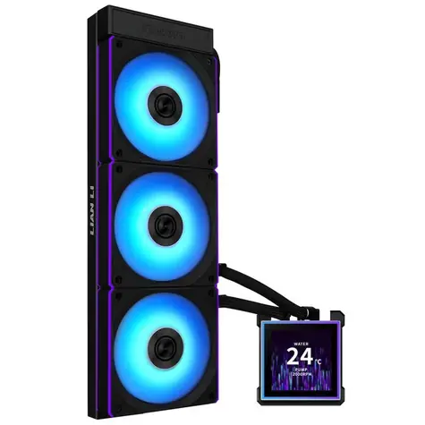 Lian Li HydroShift II LCD-S 360CL černá / 3x 120mm / ARGB podsvícení / Intel + AMD