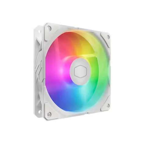 Cooler Master SickleFlow Edge 120 ARGB bílá / 120mm / Loop Dynamic Bearing / 32.8 dB @ 2500 RPM / 70.7 CFM / 4-Pin PWM