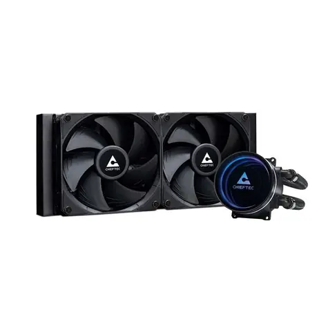 CHIEFTEC Iceberg 240 Dark černá / 2x 120mm / Fluid Dynamic Bearing / 34.7 dB @ 2200 RPM / 64.72 CFM / AMD + Intel