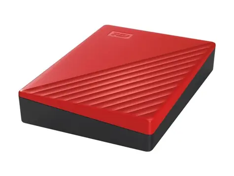WD My Passport 6TB červená / Externí HDD / 2.5" / USB 3.2 / 3y