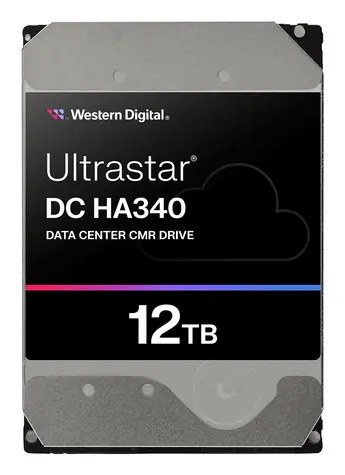 WD Ultrastar DC HA340 12TB / HDD / 3.5" SATA III / 7 200 rpm / 512MB cache / 5y 