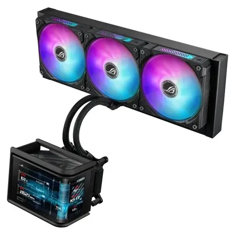 ASUS ROG RYUO IV SLC 360 černá / komplet vodního chlazení CPU / 3x 120mm / max. 39.6 dB / max 2650 RPM  / ARGB