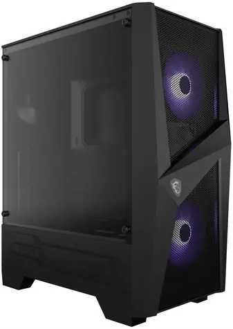 Rozbaleno - MSI MAG FORGE 100M černá / ATX / 2x USB 3.0 / 3x 120 mm / bez zdroje / průhledná bočnice / rozbaleno