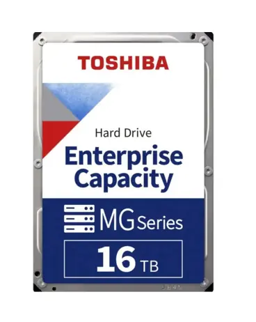 Toshiba Enterprise Capacity MG11 16TB / HDD / 3.5" / SATA 6Gbits / 512MB cache / 7 200 rpm / Interní / 5y