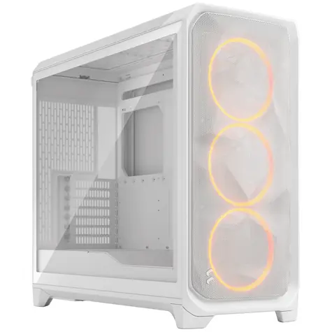 Fractal Design Meshify 3 XL TG White RGB / Big-Tower / ATX / bez zdroje / průhledná bočnice