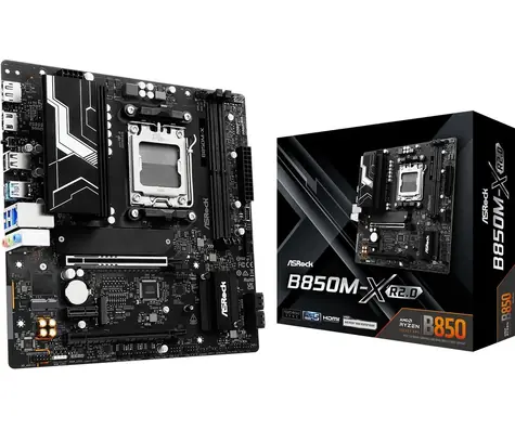 ASRock B850M-X R2.0 / AMD B850 / 2xDDR5 / 4xSATA III / USB 3.2 / 2.5GLAN / sc.AM5 / mATX