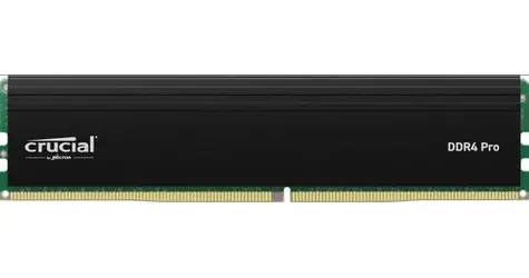 Crucial Pro 32GB (1x32GB) DDR4 3200MHz / DDR4 / UDIMM / CL22 / 1.2V / XMP 2.0