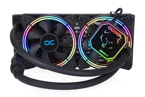 Rozbaleno - Alphacool Eisbaer Aurora LT240 CPU / 240mm radiátor / DRGB / možnost rozšíření o další slot / rozbaleno