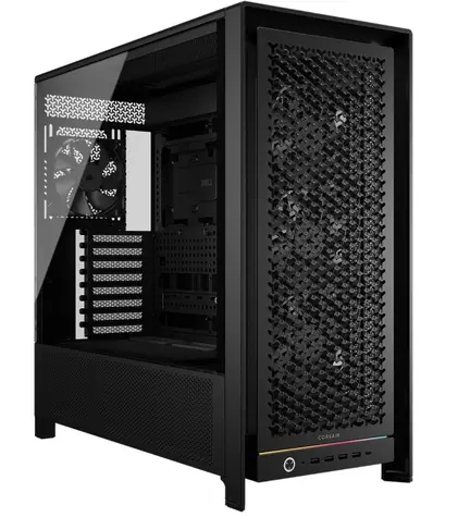 Corsair FRAME 5000D RS černá / E-ATX / 4x USB-A / 1x USB-C / 4x 140mm / bez zdroje / průhledná bočnice 