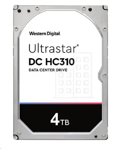 Rozbaleno - WD Ultrastar DC HC310 7K6 4TB (0B36048)/HDD/3.5" SAS 12Gbs / 7 200 rpm / 512E SE P3 / 256MB cache / pro NAS / rozbaleno