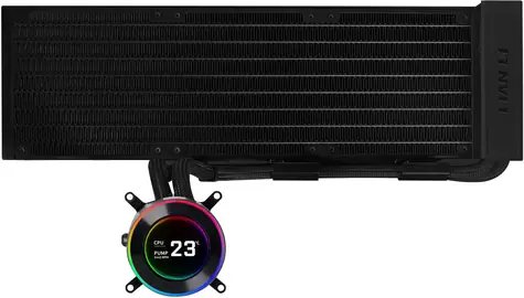 Lian Li HydroShift II LCD-C 360 AiO vodní chlazení černá / 360 mm / ARGB / LCD / 3200 RPM / 28 dB / Intel + AMD