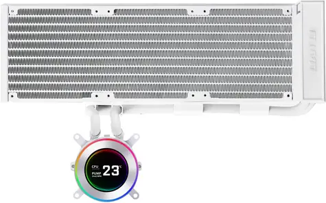 Lian Li HydroShift II LCD-C 360 AiO vodní chlazení bílá / 360 mm / ARGB / LCD / 3200 RPM / 28 dB / Intel + AMD