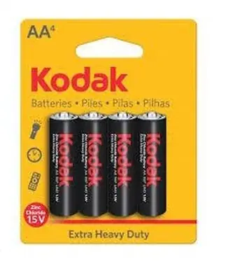 4 ks blister Kodak zinko-chloridové baterie / Xerox