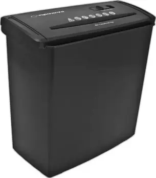 Esperanza EN101 BLADE skartovačka papíru černá / s 10 l košem / 100 W / proužkový řez