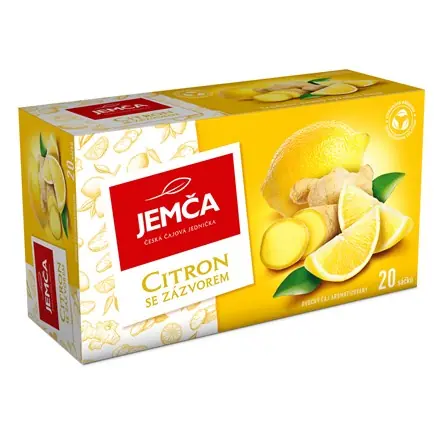 JEMČA ČAJ 40G CITRÓN/ZÁZVOR 6x