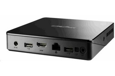 Shuttle XPC nano NS02EV2 černá / Mini-PC / Cortex-A53 / 2GB DDR3L / 16GB eMMC / GigE / Bez OS
