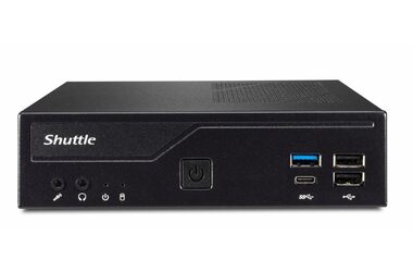 Shuttle XPC slim Barebone DH610 černá / Bez CPU (LGA1700/Alder Lake-S) / 2xDDR4 / 1xSATA / 1x M.2 / 2xLAN / Bez OS