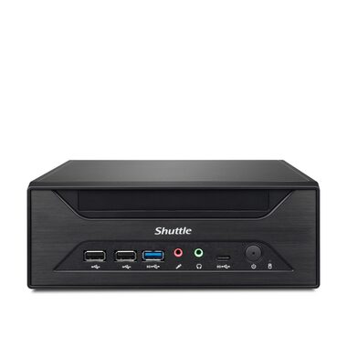Shuttle XPC slim XH610 černá / Bez CPU (LGA1700/Intel Core 12th Gen) / 2xDDR4 / 3xSATA / 1x M.2 / 2xLAN / Bez OS
