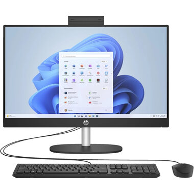 HP 24-cr0004nc AiO černá / 24" FHD / AMD Ryzen 7 7730U 2.0GHz / 16GB / 1TB SSD / Intel Iris Xe / W11H
