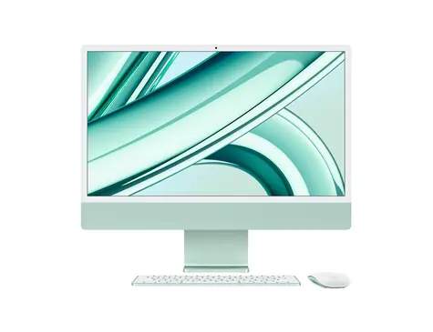 Apple iMac 24 4.5K M3 (2023) zelená / 24" / Apple M3 / 8GB / 256GB SSD / Apple 10-core / macOS