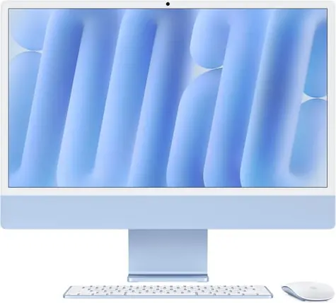 Apple iMac 24 M4 (2024) modrá / 24" 4.5K / Apple M4 / 16GB / 256GB SSD / Apple 10-Core / macOS