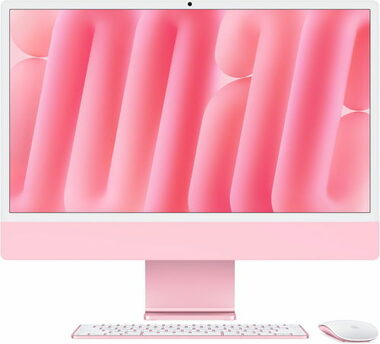 Apple iMac 24 M4 (2024) růžová / 24" 4.5K / Apple M4 / 8GB / 256GB SSD / Apple 8-Core / macOS
