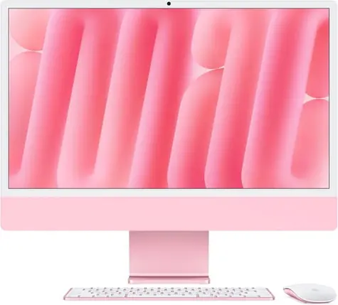 Apple iMac 24 M4 (2024) růžová / 24" 4.5K / Apple M4 / 8GB / 256GB SSD / Apple 8-Core / macOS