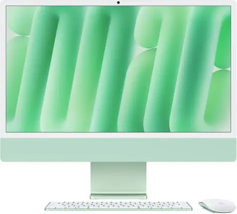 Apple iMac 24 M4 (2024) zelená / 24" 4.5K / Apple M4 / 16GB / 256GB SSD / Apple 8-Core / macOS