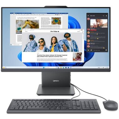 Lenovo IdeaCentre AIO 27ARR9 šedá / 27" FHD / AMD Ryzen 5 7535HS 3.3GHz / 16GB / 512GB SSD / AMD Radeon / W11H