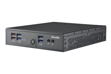 Shuttle XPC slim DS50U7 černá / IntelCore i7-1355U 1.7GHz / 2xDDR5 / 1xSATA / 2x M.2 / 2xGLAN / Bez OS