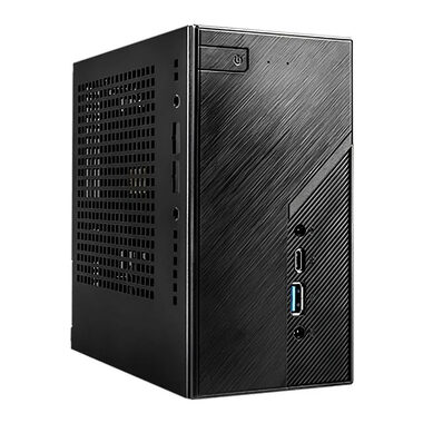 ASRock Barebone Deskmini B760 / LGA1700 / 2x DDR4 3200MHz / 2x M.2 PCIe Gen5 x4 / 2.5GbE LAN + Wi-Fi / RAID 0/1 / Bez OS