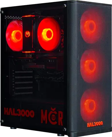 HAL3000 MČR Finale Elite černá / AMD Ryzen 7 7700 3.8GHz / 32GB / RX 9060 XT 16GB / 1TB SSD / Wi-Fi / W11H