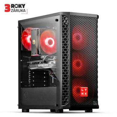 LYNX Challenger (10463153) černá / AMD Ryzen 5 5600X 3.7GHz / 32GB / 1TB SSD / NVIDIA RTX 5060 Ti 16GB / W11H