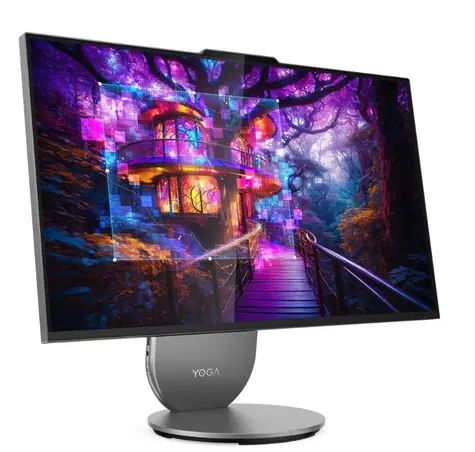 Lenovo AIO Yoga 27IAH10 šedá / 27" QHD / Intel Core Ultra 5 125H / 16GB / 1TB SSD / Intel Arc / W11H