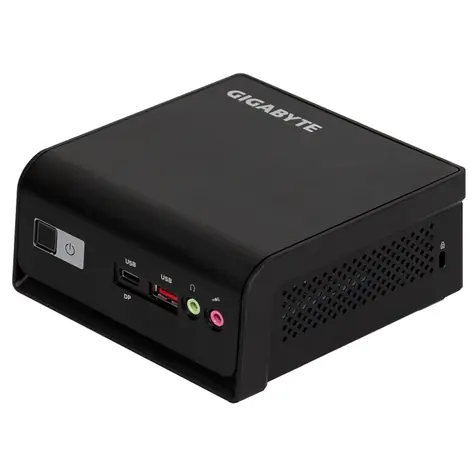 GIGABYTE Brix GB-BTIP-N250 černá / Intel N250 / Bez RAM / Bez SSD / Intel UHD / BezOS