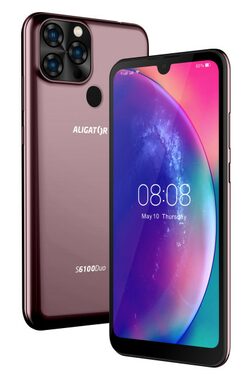 Aligator S6100 Duo 2+32GB hnědá / 6.3" / 32GB / Android 12